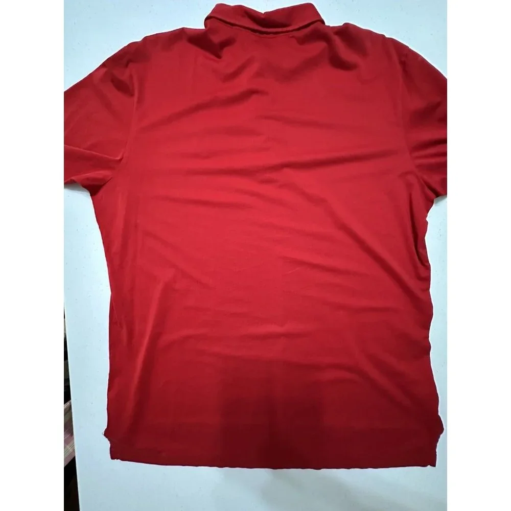 Polo Golf by Ralph Lauren Vintage‎ Lisle 1890 Horse Logo 90's Polo Shirt Red XL